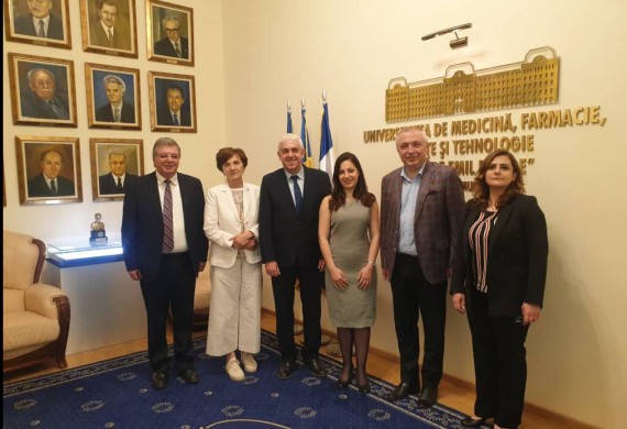 زيارة علمية وتدريبية لوفد من جامعة الأندلس لجامعة جورج ايميل بالاد الرومانية ضمن إطار برنامج +Erasmus